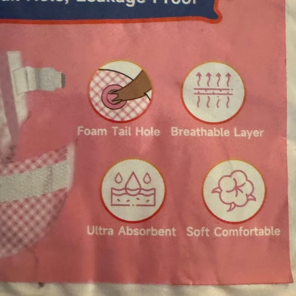 Pet Soft Disposable Cat Diapers 24 Pack Size S